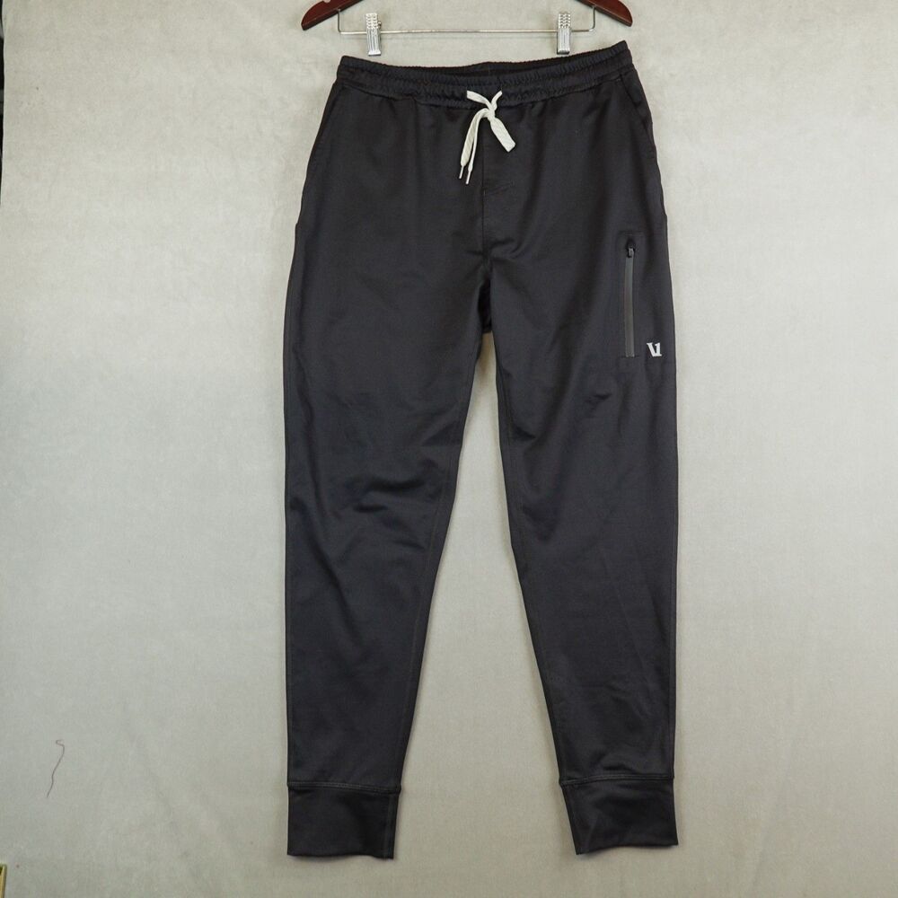 Vuori Sunday Performance Jogger Pants Mens Size Medium Black Tapered V416